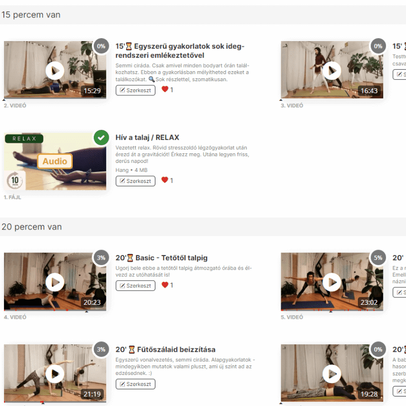 Mihez van ma kedved?