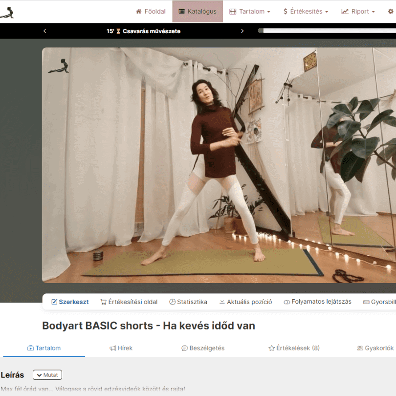 BA Shorts Videoban - Boriart Mozgás Stúdió-1x1